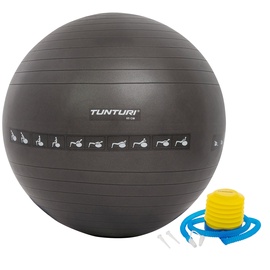 Гимнастический мяч Tunturi Gymball 14TUSFU142, черный, 650 мм
