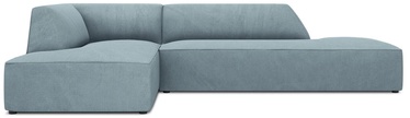 Stūra dīvāns Micadoni Home Ruby Modular 4 Seats, gaiši zila, kreisais, 273 x 180 cm x 69 cm