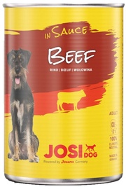 Mitrā barība (konservi) suņiem Josera JosiDog Beef in sauce, liellopa gaļa, 0.415 kg