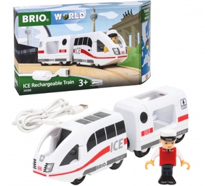 Uzlādējams rotaļu vilciens Brio Trains of the World InterCity Express 36088, balta