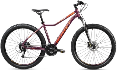 Dviratis kalnų Romet Jolene 7.2, 27.5 ", 19" (48 cm) rėmas, oranžinis/violetinis