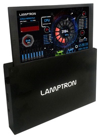 Монитор Lamptron HM070L Hardware Monitor, черный