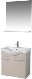 Vannitoa mööblikomplekt Kalune Design Arches 65, beež, 36.3 x 65 cm x 58 cm