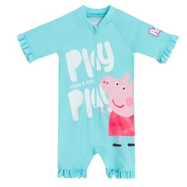 Ujumistrikoo, klassikaline suvi, tüdrukutele Cool Club Peppa Pig, sinine/roosa, 86