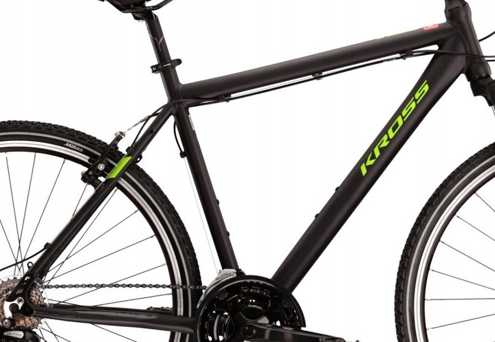 Велосипед туристический Kross Evado 2.0, 28 ″, M рама, черный/зеленый