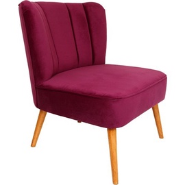 Atzveltnes krēsls Hanah Home Moon River 558ZEN1147, violeta, 64 cm x 65 cm x 75 cm
