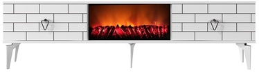 TV-laud Kalune Design Varna, valge, 150 cm x 29.6 cm x 44.6 cm