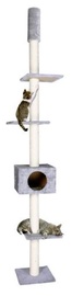 Kaķu skrāpējamais stabs ar māju Karlie Cometa, 35 cm x 35 cm x 263 cm
