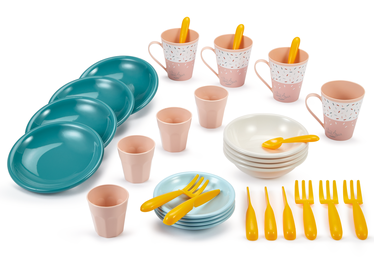 Rotaļu virtuves piederumi Ecoiffier Vert Azur Picnic Set 8/1684S