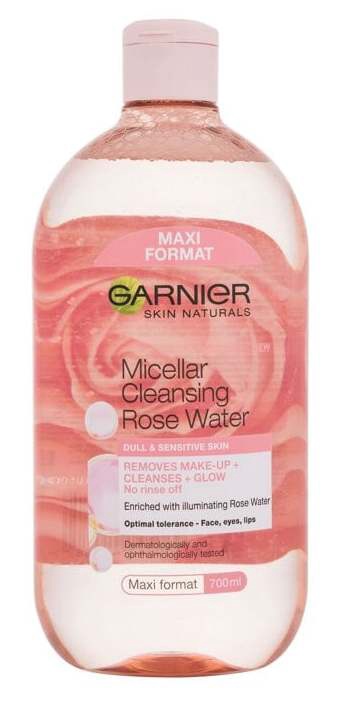 Micelārais ūdens Garnier Skin Naturals Rose Water, 700 ml, sievietēm