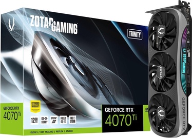 Videokarte Zotac Gaming GeForce RTX 4070 Ti Trinity ZT-D40710D-10P, 12 GB, GDDR6X