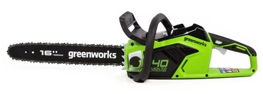 Аккумуляторная бензопила Greenworks GD40CS18K2X