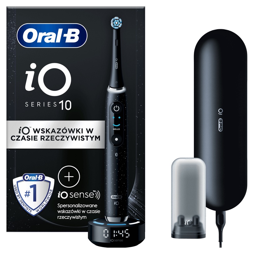 Elektriskā zobu birste Oral-B iO Series 10, melna