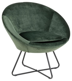 Atzveltnes krēsls Center VIC 68AC, melna/zaļa, 71 cm x 82 cm x 81 cm
