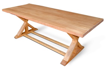 Pusdienu galds Kalune Design Ostnas, ozola, 240 cm x 100 cm x 75 cm