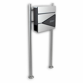 Postkast Bituxx B2M 3117, hõbe, 16 cm x 50 cm x 120 cm