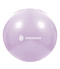 Гимнастический мяч Springos FB0011, фиолетовый, 65 см