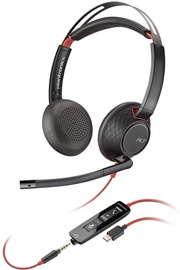 Kõrvaklapid Plantronics Blackwire C5220, must (kahjustatud pakend)