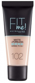 Tonālais krēms Maybelline Matte+Poreless Fair Ivory, 30 ml