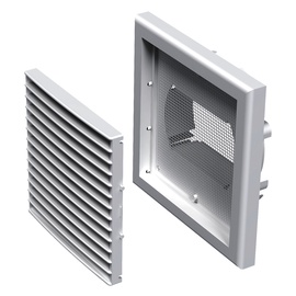 Ventilācijas reste Haushalt, plastmasa, 154 mm x 154 mm