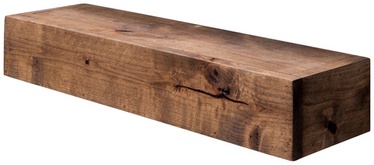 Sienas plaukts Kalune Design Raf251, valriekstu, 15 cm x 9 cm x 60 cm