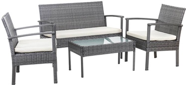Välimööbli komplekt Happy Green Tiwi II 50349006, kreemjas/hall, 3 istekohta
