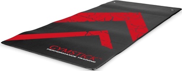 Коврик для фитнеса и йоги Gymstick Performance Mat 61212BR, черный/красный, 140 см x 60 см x 0.7 см