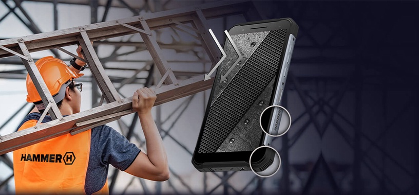 Мобильный телефон MyPhone Hammer Construction, 128 MB, серебристый