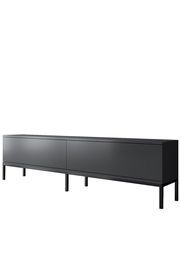 TV-laud Kalune Design Lord, antratsiit/must, 30 cm x 180 cm x 47 cm