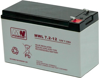 UPS akumulators MPL Power Elektro MWL 7.2-12, 7.2 Ah