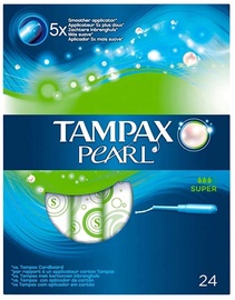 Higiēniskie tamponi Tampax Pearl, Super, 24 gab.