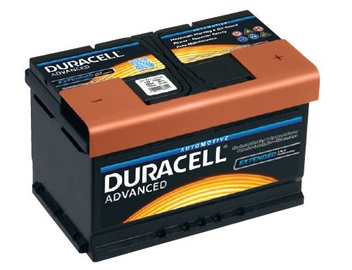 Akumulators Duracell Advanced DA 74, 12 V, 74 Ah, 680 A