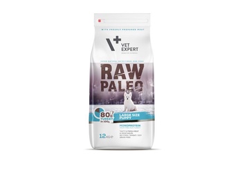 Сухой корм для собак Raw Paleo MAGNUM.152688, индюшатина, 12 кг