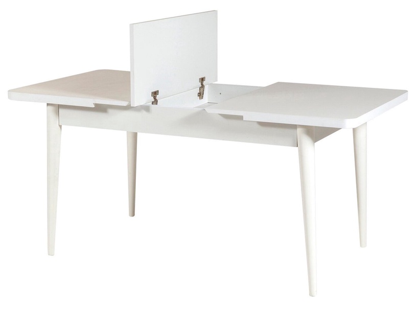 Ēdamistabas komplekts Kalune Design Vina 0900 - 4, balts/brūns
