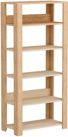 Полка Kalune Design Sneker 550ARN1639, бежевый/сосновый, 33.2 см x 75.6 см x 160 см