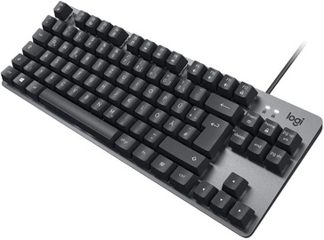 Klaviatūra Logitech Logitech K835 TKL Tastatur, TTC-Blue DE, mėlyna/pilka/grafito