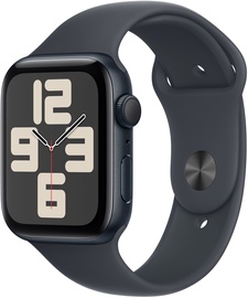Viedais pulkstenis Apple Watch SE GPS 44mm Case with Midnight Sport Band S/M, midnight aluminium