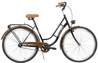 Velosipēds pilsētas Azimut Retro, 28 ", 17" (41.91 cm) rāmis, melna