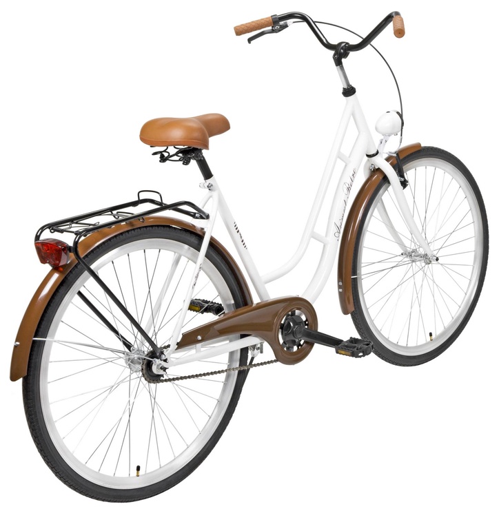 Velosipēds pilsētas Azimut Retro, 28 ", 17" (41.91 cm) rāmis, balta