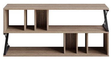 TV-laud Kalune Design Termas, must/pähklipuu, 140 cm x 29.5 cm x 64.4 cm