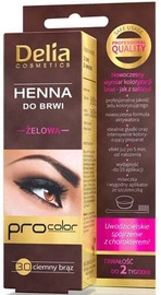 Kulmu- ja ripsmevärv Delia Cosmetics Henna 3.0 Dark Brown, 30 ml