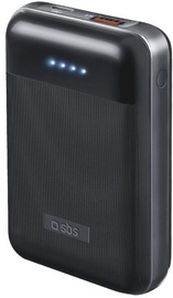 Зарядное устройство - аккумулятор SBS Power Delivery, 10000 мАч, черный