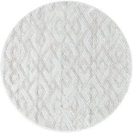 Vaip sise Pisa Geometric 4708, kreemjasvalge, 200 cm x 200 cm