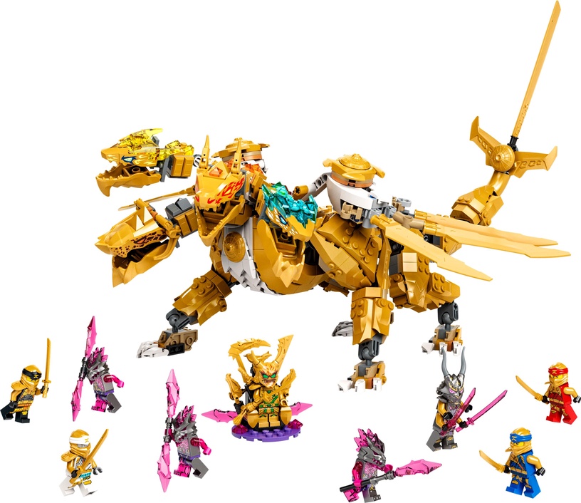 Konstruktor LEGO® NINJAGO® Lloyd kuldne ultradraakon 71774, 989 tk