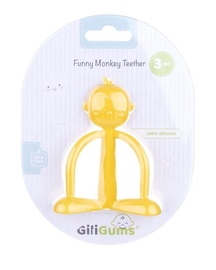Прорезыватель Gili Gums Funny Monkey, желтый