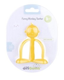 Прорезыватель Gili Gums Funny Monkey, желтый