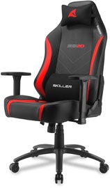 Игровое кресло Sharkoon Skiller SGS20, черный/красный