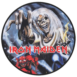 Коврик для мыши Subsonic Iron Maiden Number Of The Beast, 30 см x 30 см x 0.3 см, синий/черный/красный