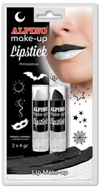 Grima komplekts Alpino Lipstick, balta/melna, krīts