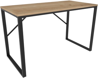 Rašomasis stalas Kalune Design Layton 322RTC1470, juodas/ąžuolo